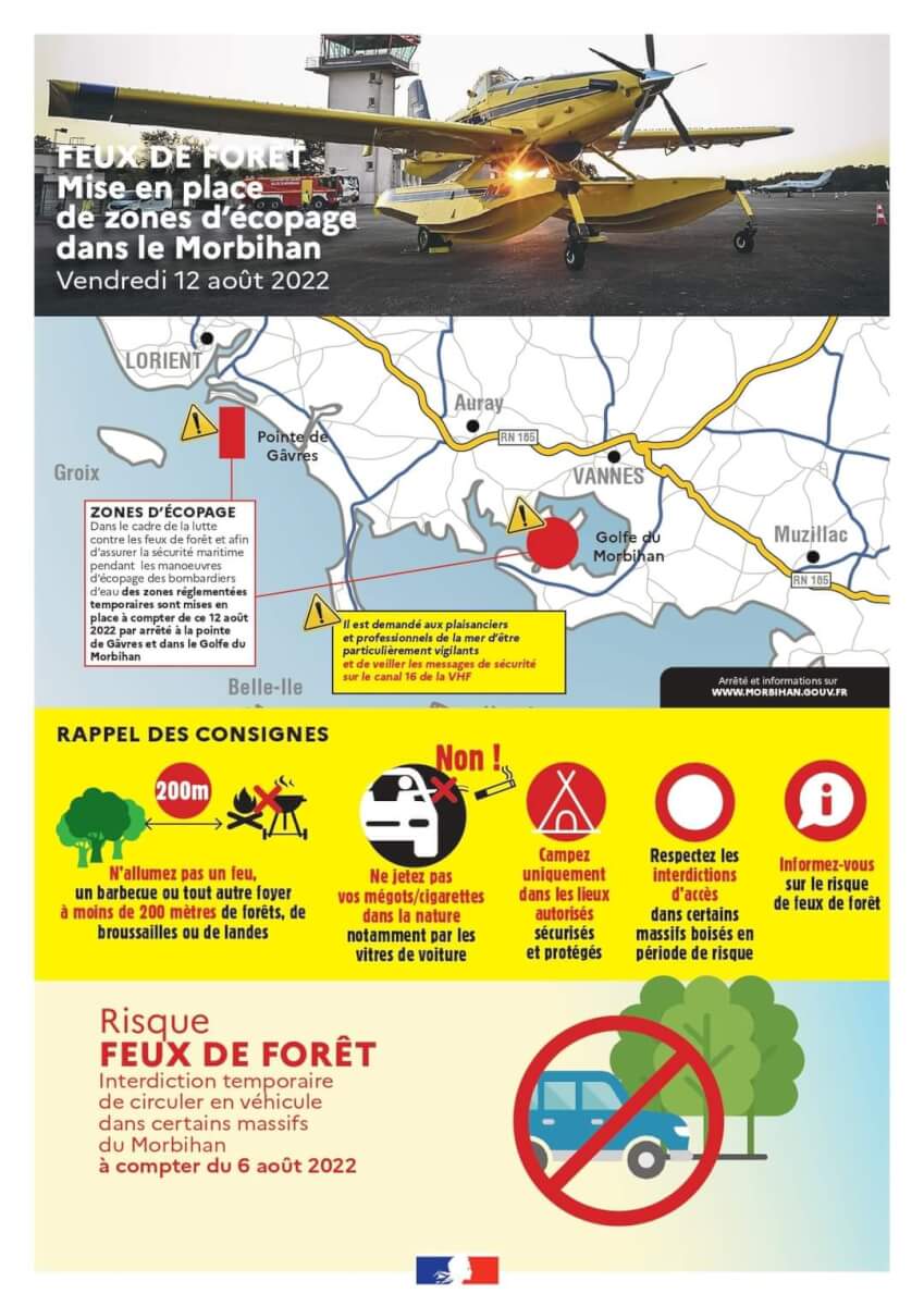 Feux de Foret: mise en place de zones d’écopage dans le Morbihan