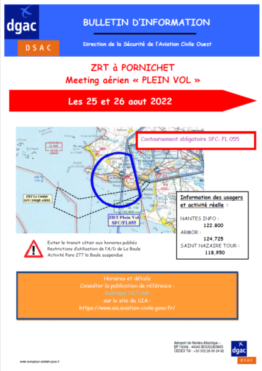 ZRT à PORNICHET pour le Meeting aérien « PLEIN VOL » (25 et 26 aout 2022)